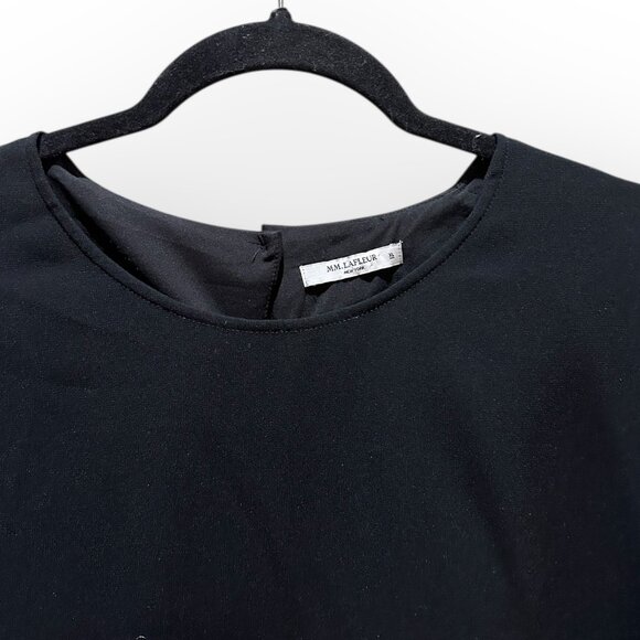 MM Lafleur Black Blouse Didion Women's Work Wear - Picture 3 of 4